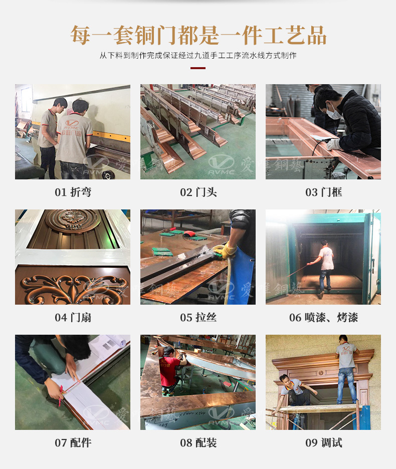 別墅入戶(hù)銅門(mén)