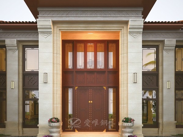 如今的別墅銅門市場的發展和進步