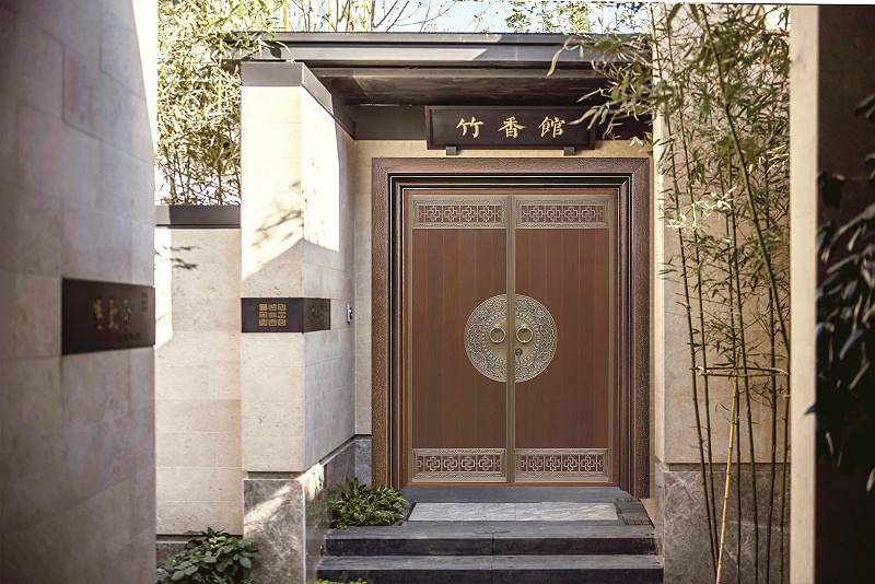 愛唯銅門-中式對開門