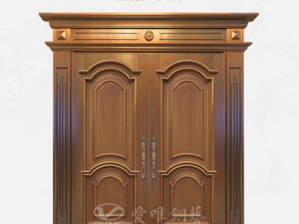 廣東別墅銅門廠家愛唯銅藝——別墅銅門款式“盛世豪門”